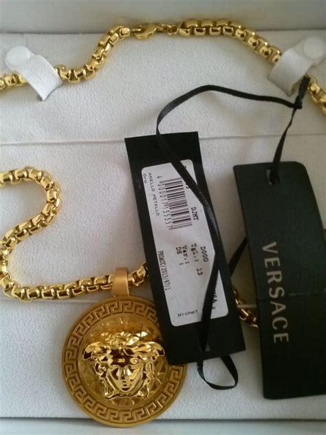 replica mens versace chain|Versace gold chains for men.